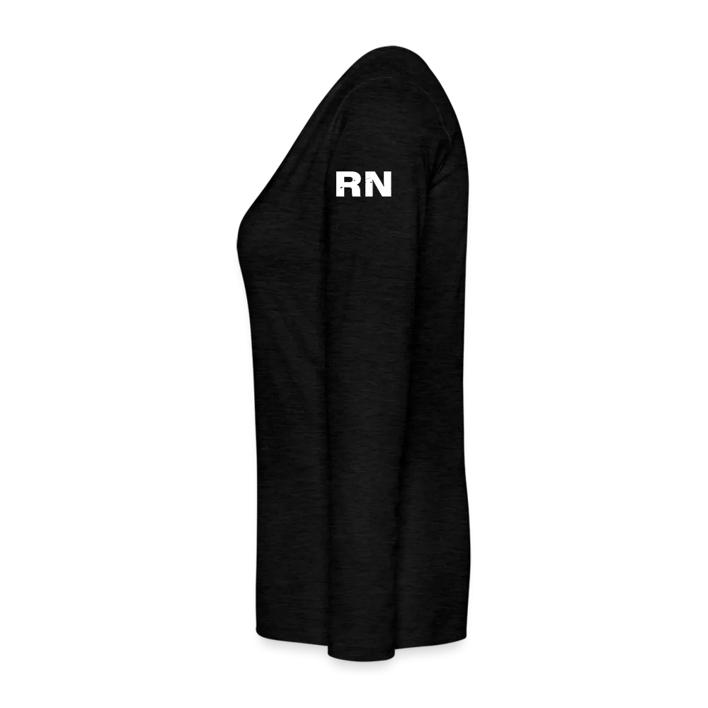 Melissa BSN, RN ER Nurse Flag Women's Premium Long Sleeve T-Shirt