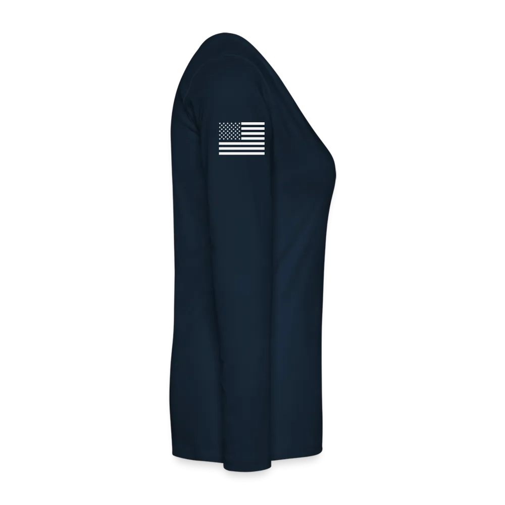 Melissa BSN, RN ER Nurse Flag Women's Premium Long Sleeve T-Shirt