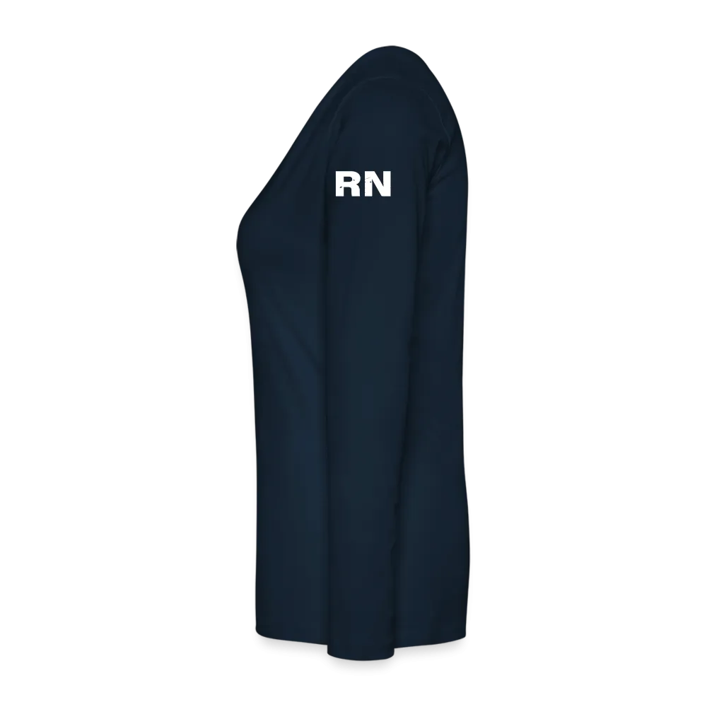 Melissa BSN, RN ER Nurse Flag Women's Premium Long Sleeve T-Shirt