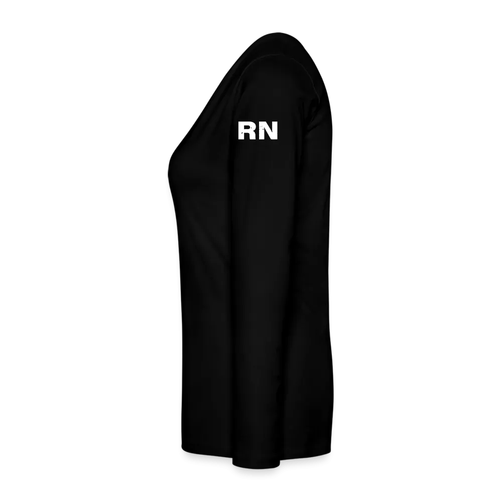 Melissa BSN, RN ER Nurse Flag Women's Premium Long Sleeve T-Shirt