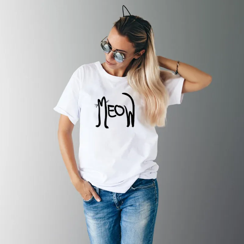 MEOW Cotton Tee