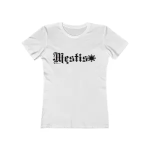 Mestisa Sun and Star Women's The Boyfriend Tee Black Font