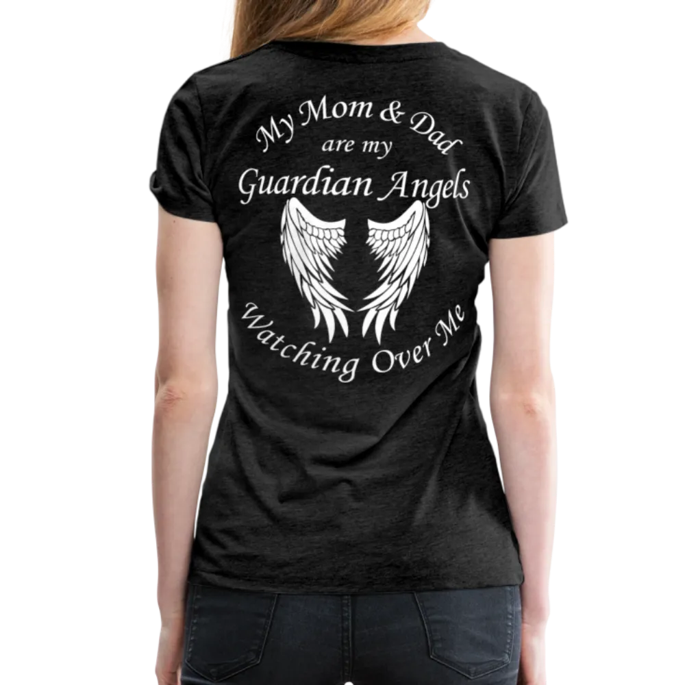 Mom and Dad Guardian Angel Women’s Premium T-Shirt (CK3581)