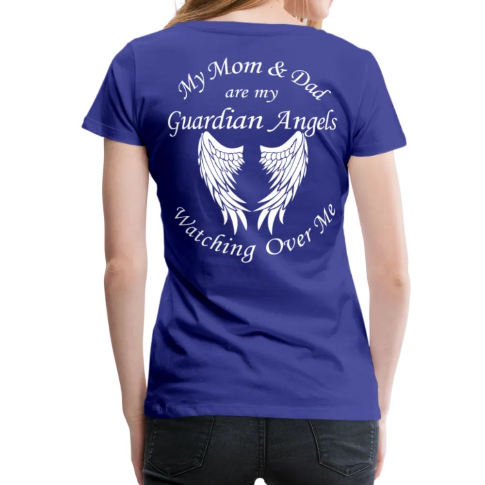 Mom and Dad Guardian Angel Women’s Premium T-Shirt (CK3581)
