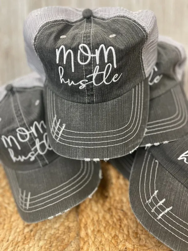 Mom Hustle Embroidered Hat