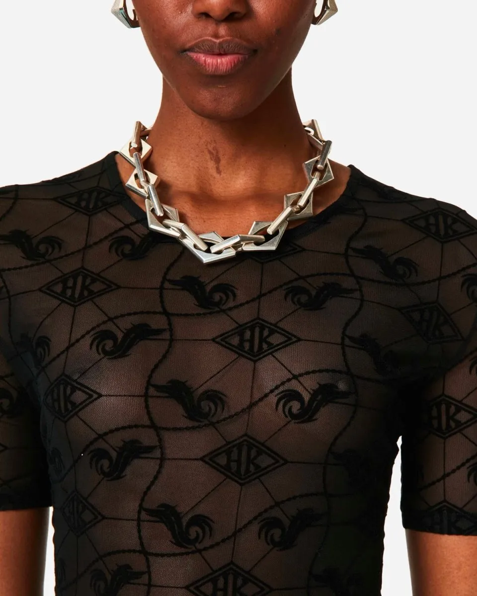 Monogram Short Sleeve - Black