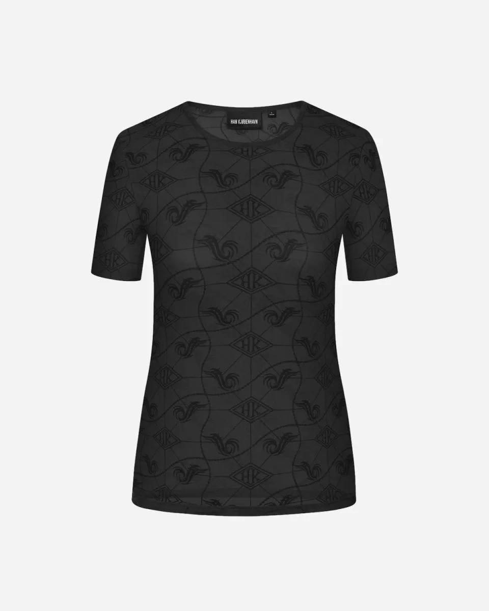 Monogram Short Sleeve - Black