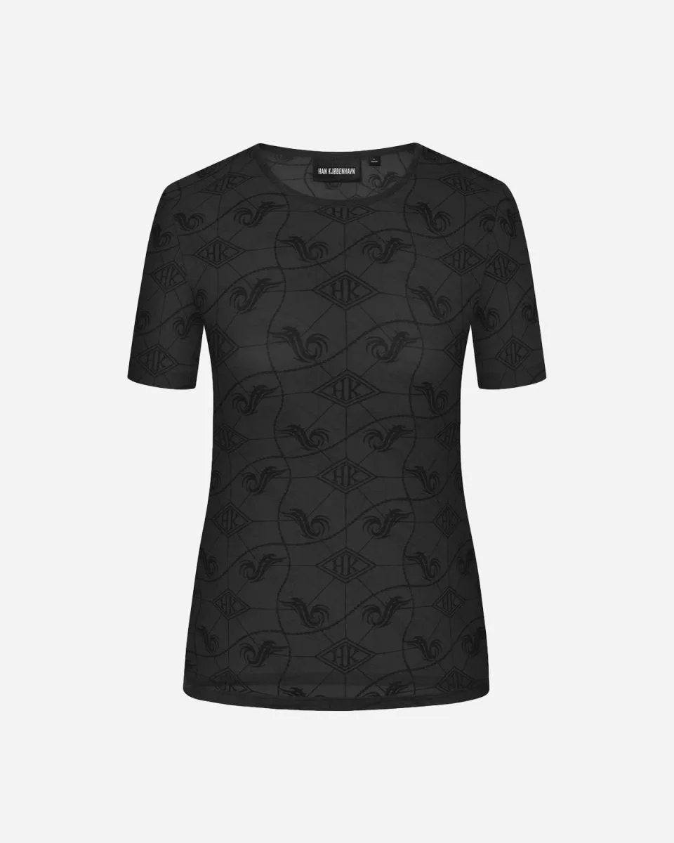Monogram Short Sleeve - Black