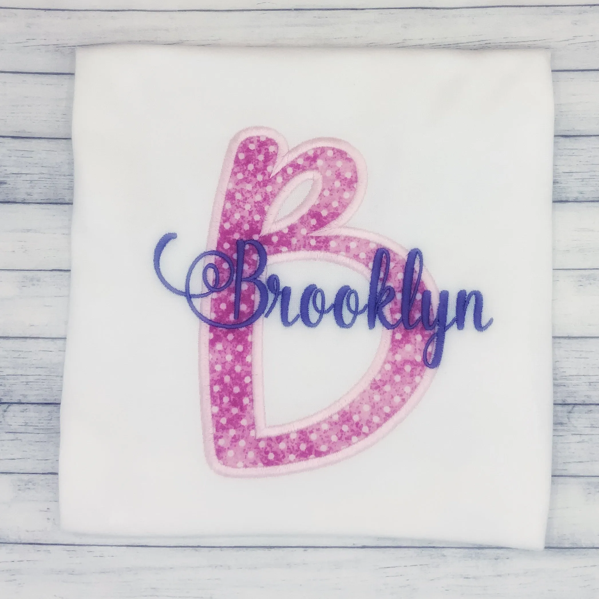 Name Shirt Pink & Purple