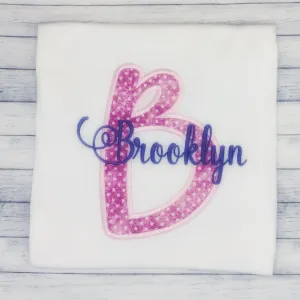 Name Shirt Pink & Purple