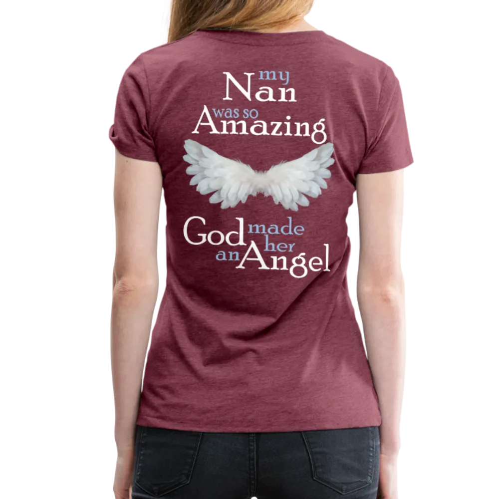 Nan Amazing Angel Women’s Premium T-Shirt