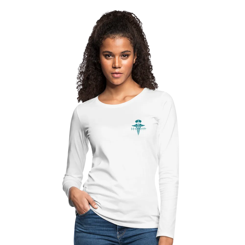 Nurse Flag Women's Premium Long Sleeve T-Shirt (CK4119)
