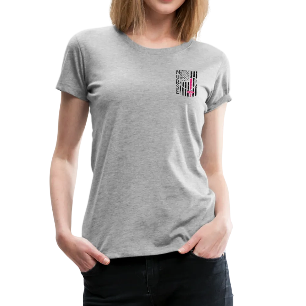 Nurse Flag Women’s Premium T-Shirt (CK1213)