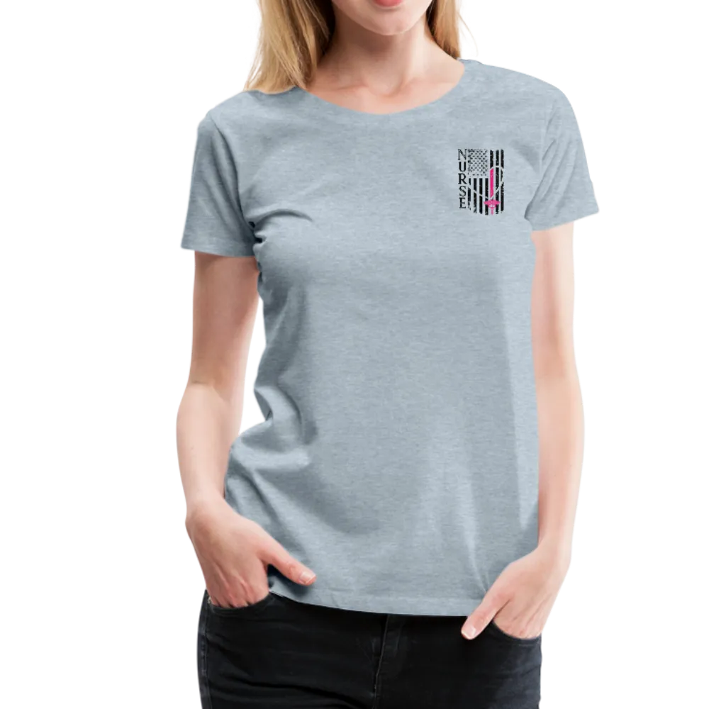 Nurse Flag Women’s Premium T-Shirt (CK1213)