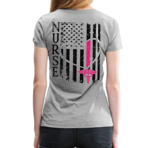 Nurse Flag Women’s Premium T-Shirt (CK1213)