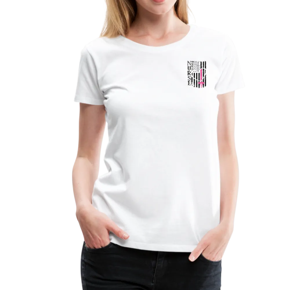 Nurse Flag Women’s Premium T-Shirt (CK1213)