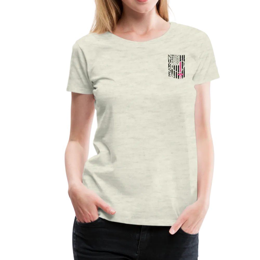 Nurse Flag Women’s Premium T-Shirt (CK1213)