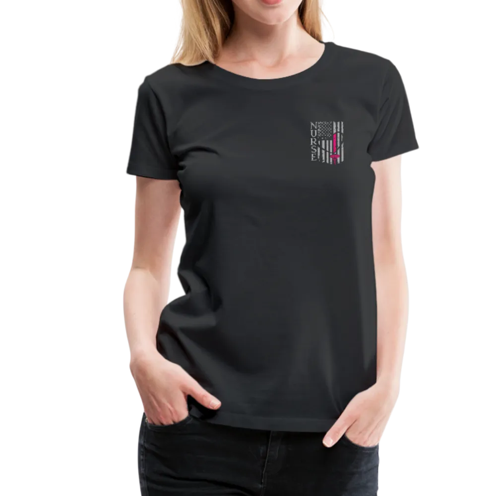 Nurse Flag Women’s Premium T-Shirt (CK1312)