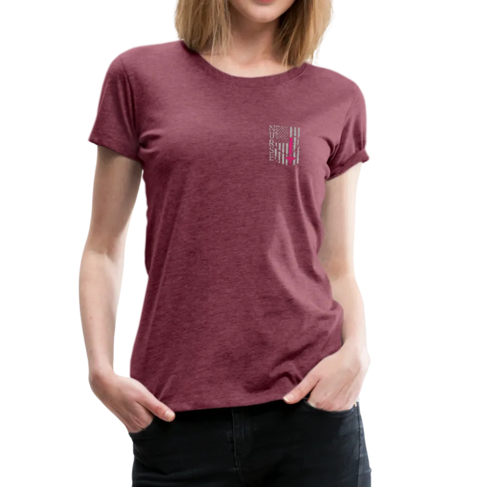 Nurse Flag Women’s Premium T-Shirt (CK1312)
