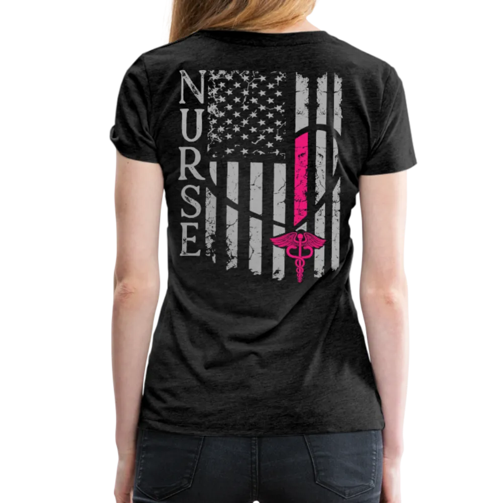 Nurse Flag Women’s Premium T-Shirt (CK1312)