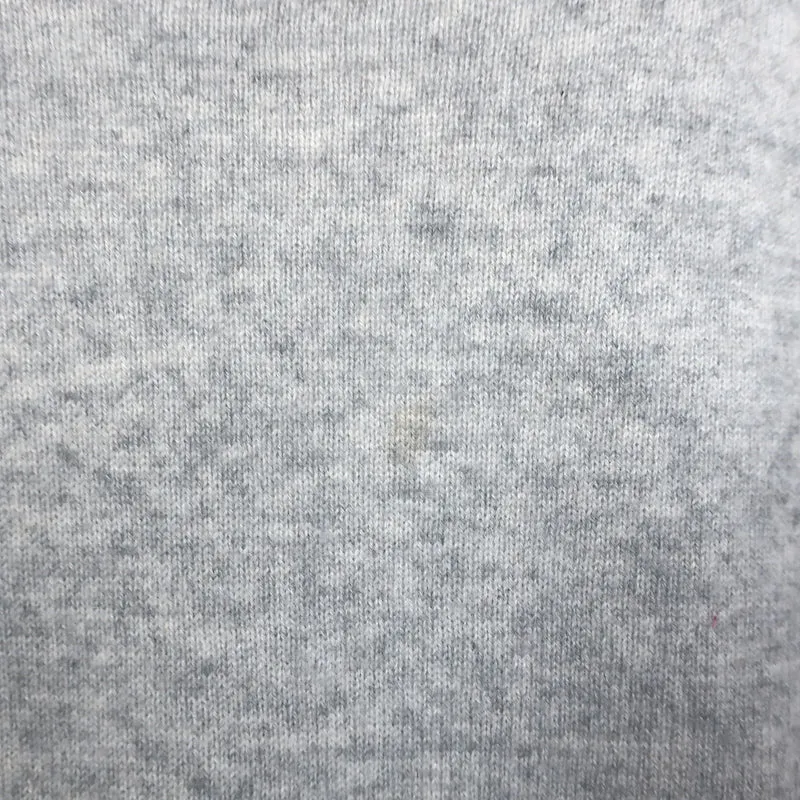 Oats Cashmere Short Sleeve Sweater Light Gray Melange Size Extra Small