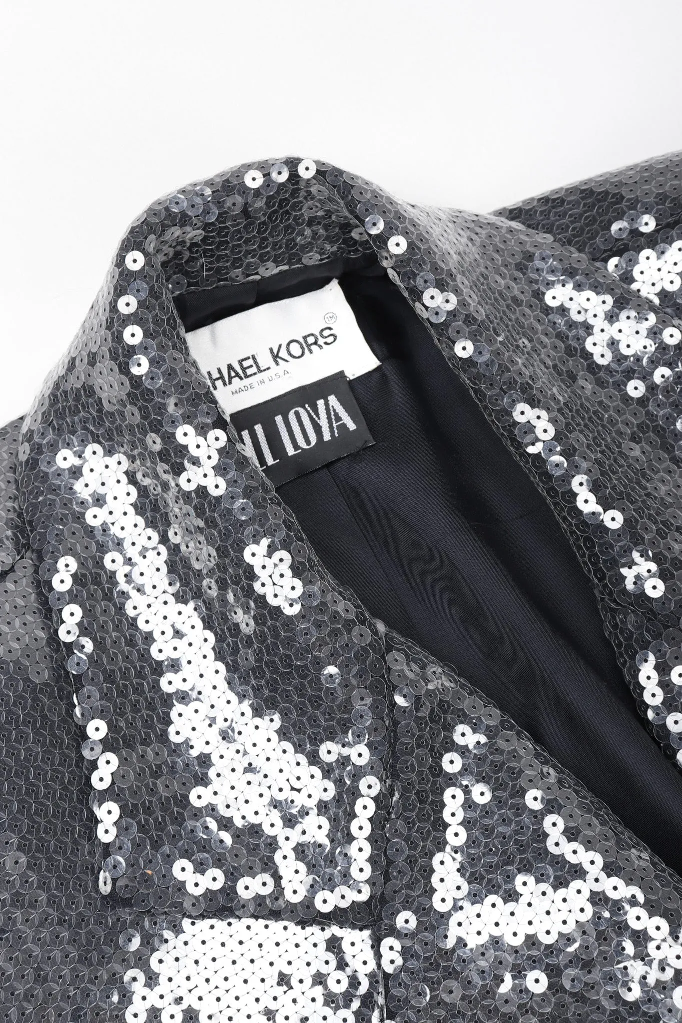 Oversized Sequin Coat