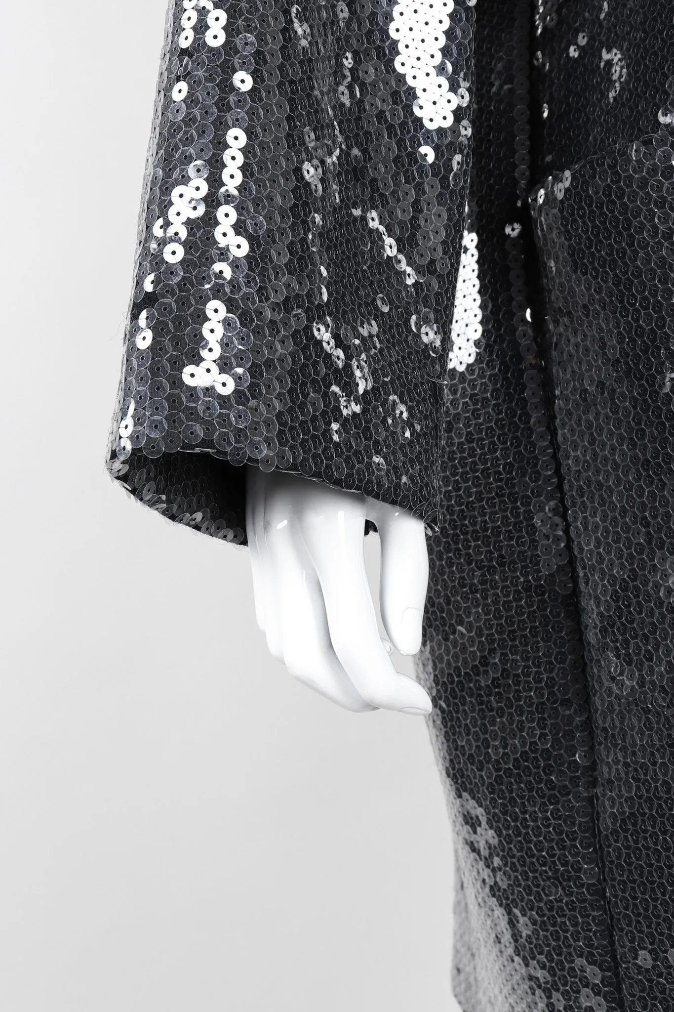 Oversized Sequin Coat