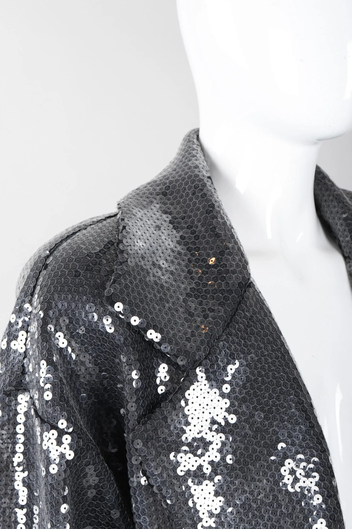 Oversized Sequin Coat