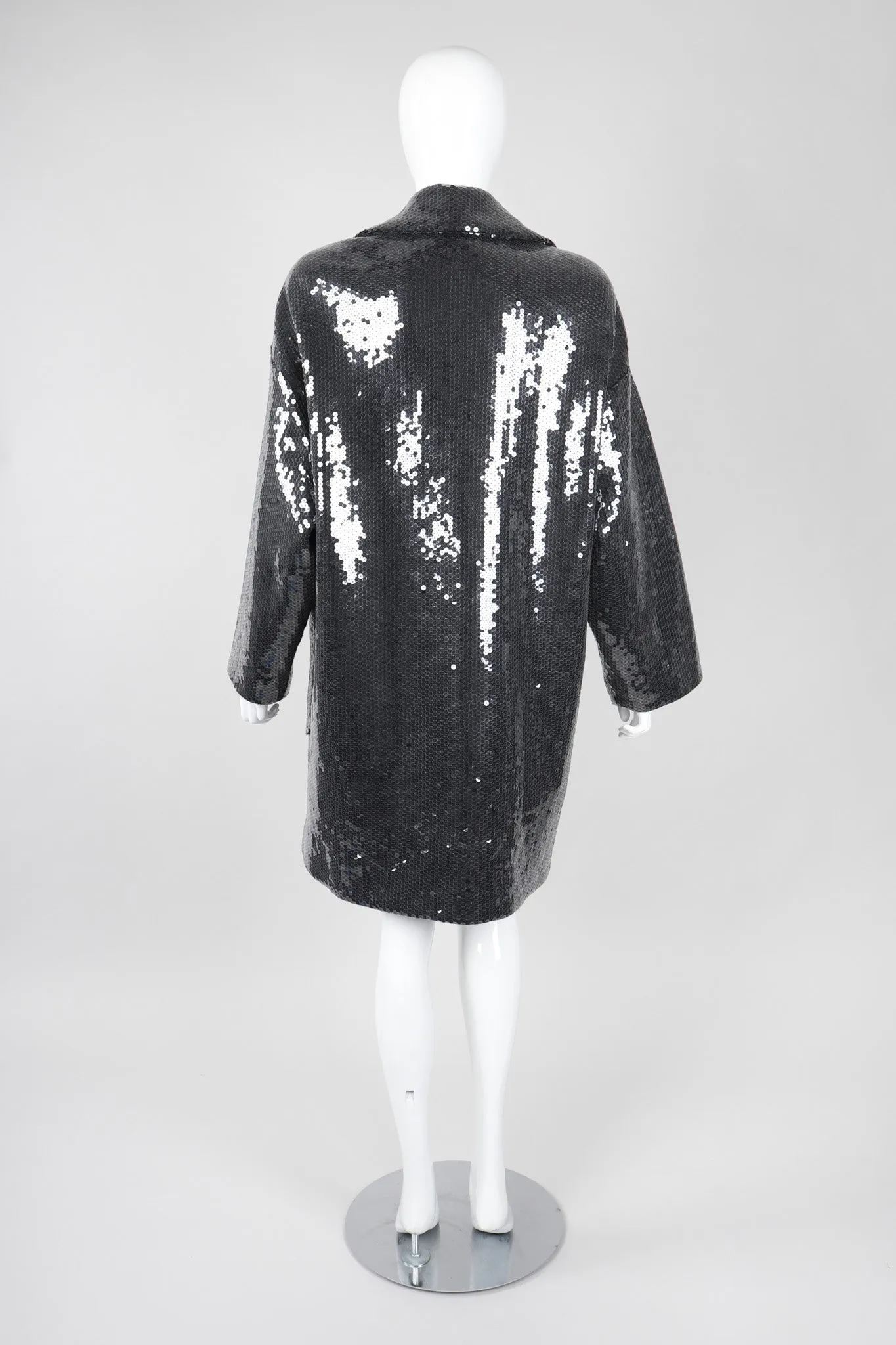 Oversized Sequin Coat