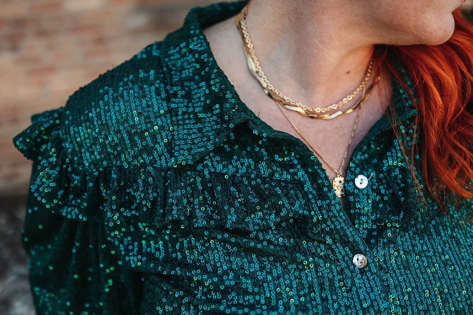 pierson button down in green