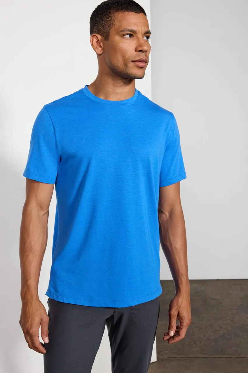 Pima Cotton Tee - New Blue