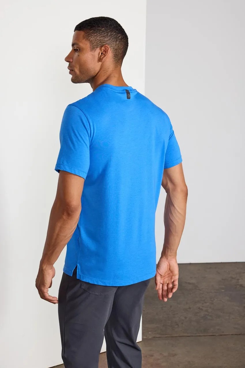 Pima Cotton Tee - New Blue