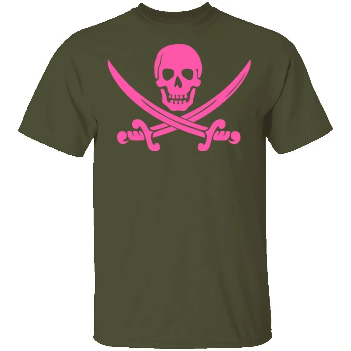 Pink Pirate Logo T-Shirt