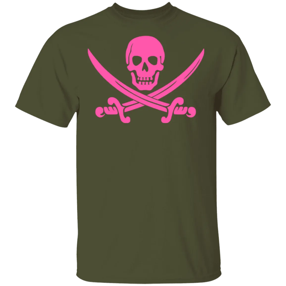 Pink Pirate Logo T-Shirt