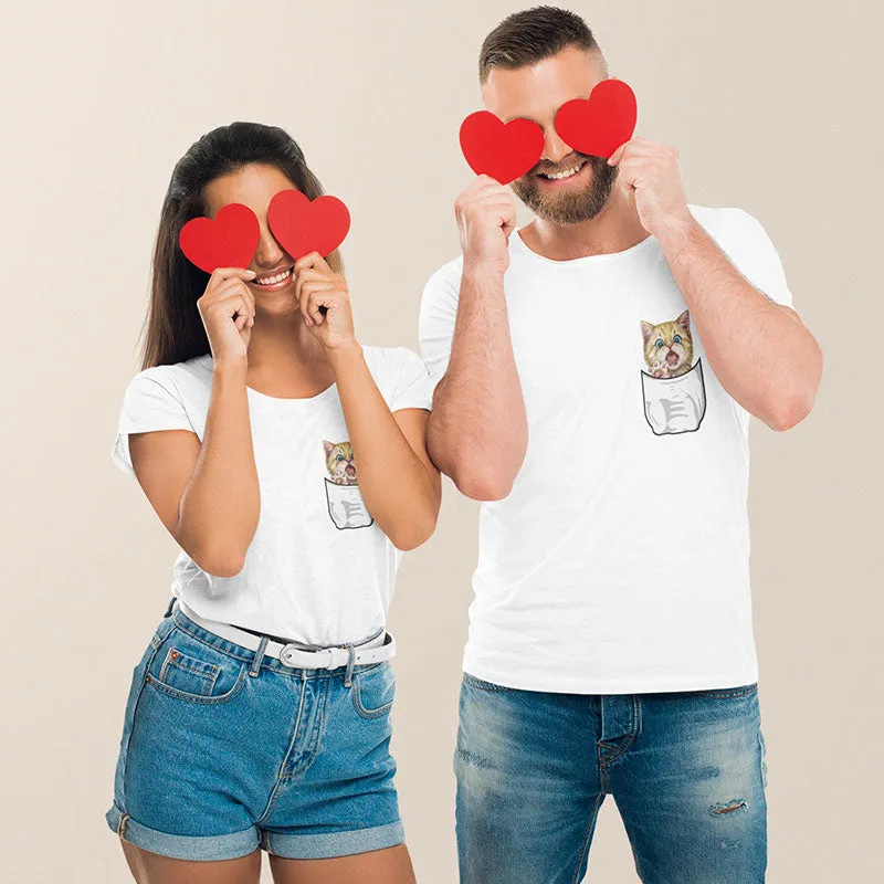 Pocket Cat  Cotton Tee