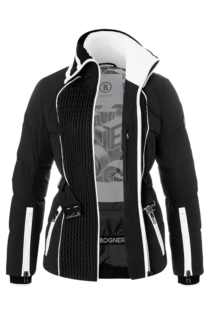 Polly-D Smocked Down Ski Jacket