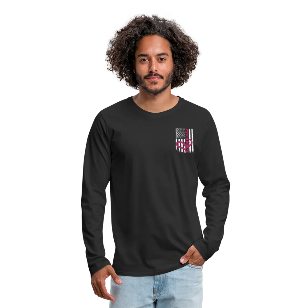 Psych Nurse Men's Premium Long Sleeve T-Shirt