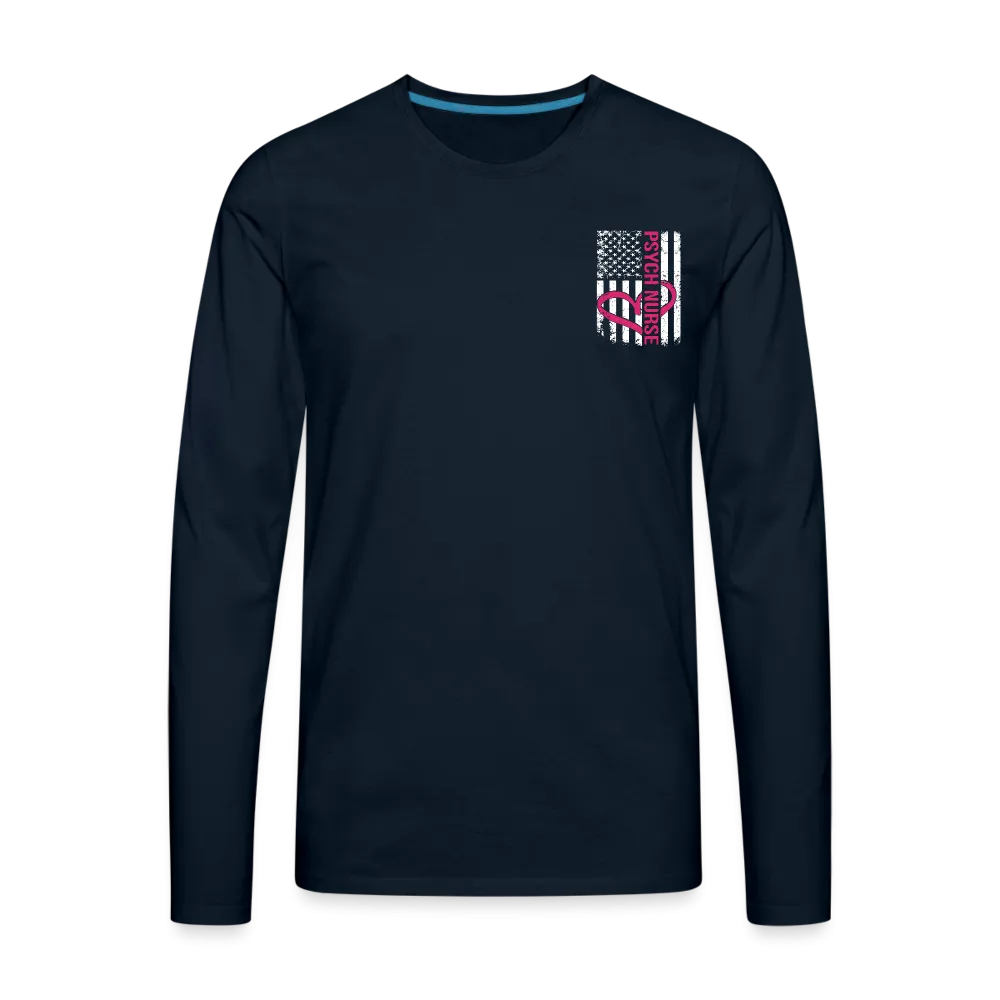 Psych Nurse Men's Premium Long Sleeve T-Shirt