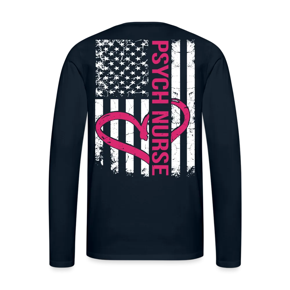 Psych Nurse Men's Premium Long Sleeve T-Shirt