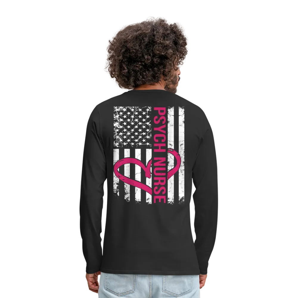 Psych Nurse Men's Premium Long Sleeve T-Shirt