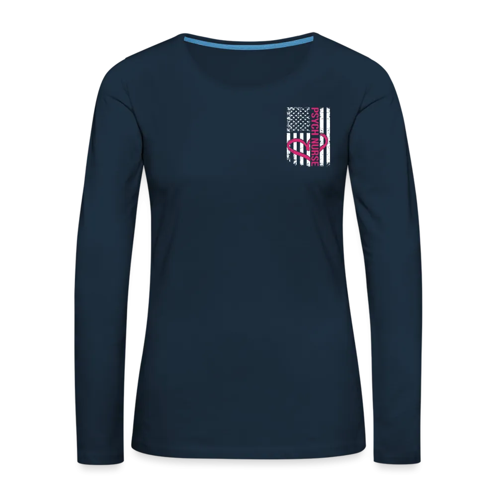 Psych Nurse Women's Premium Long Sleeve T-Shirt