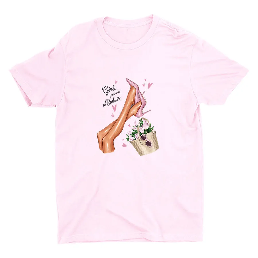 "Girl, You are a Badass" Cotton Tee
