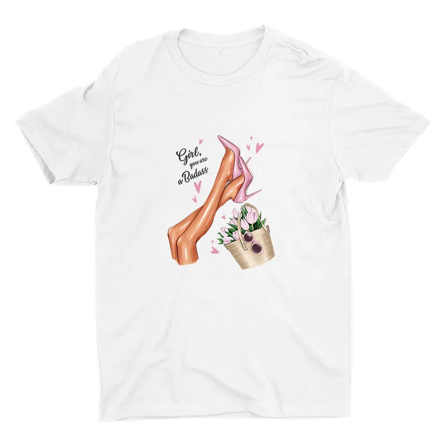 "Girl, You are a Badass" Cotton Tee