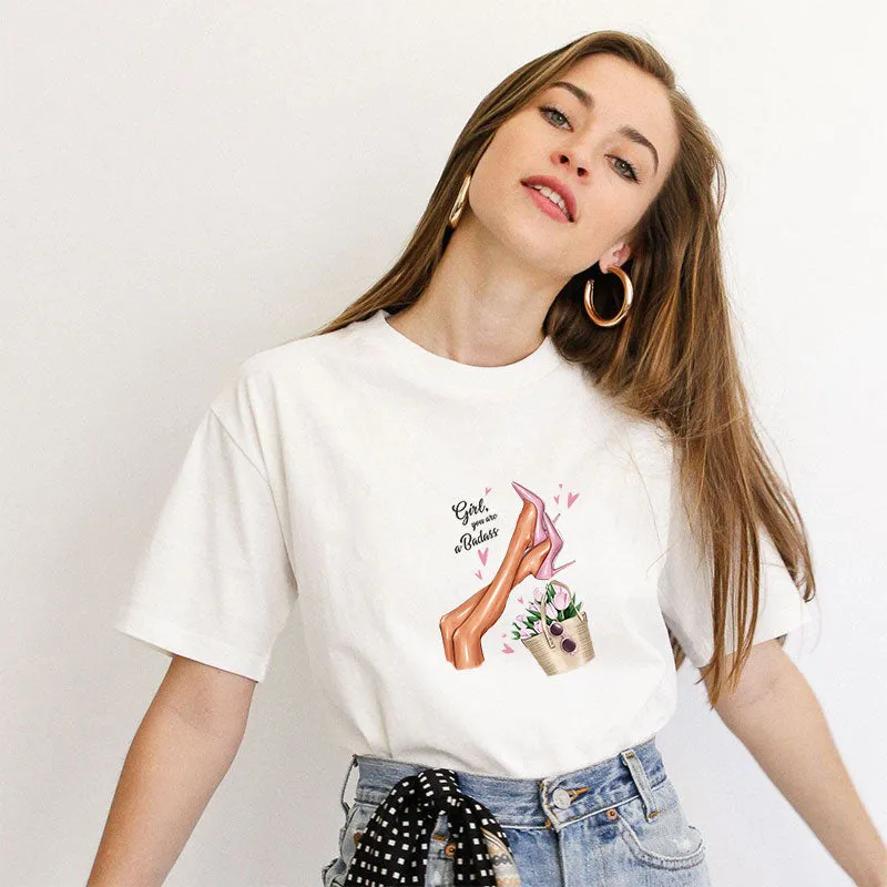 "Girl, You are a Badass" Cotton Tee