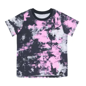 RAGS Short Sleeve Rounded Kids Tee - Tie Dye - Inkwell