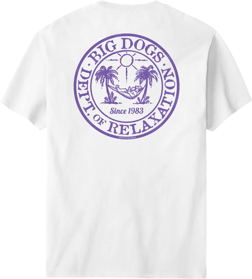 Relaxation Badge Purple T-shirt