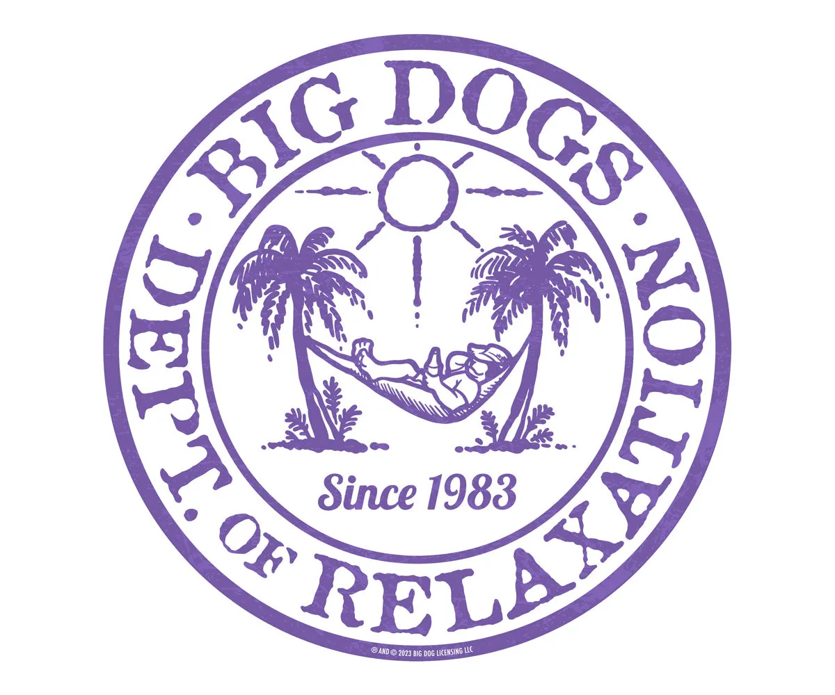 Relaxation Badge Purple T-shirt
