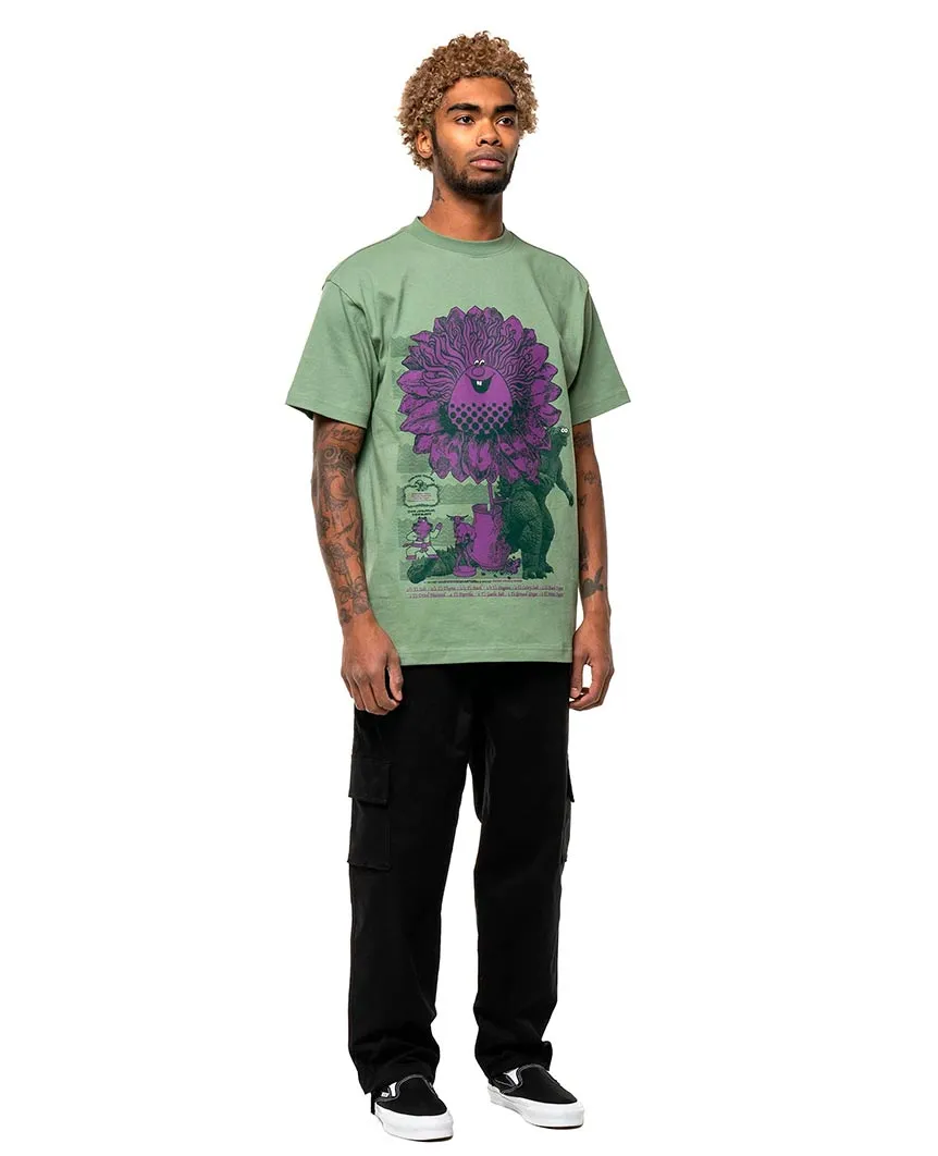 Rhek S/S Tee Green Purple