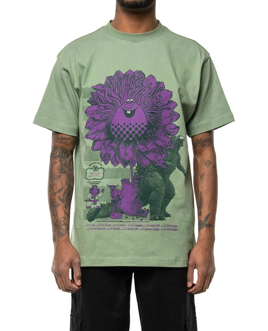 Rhek S/S Tee Green Purple