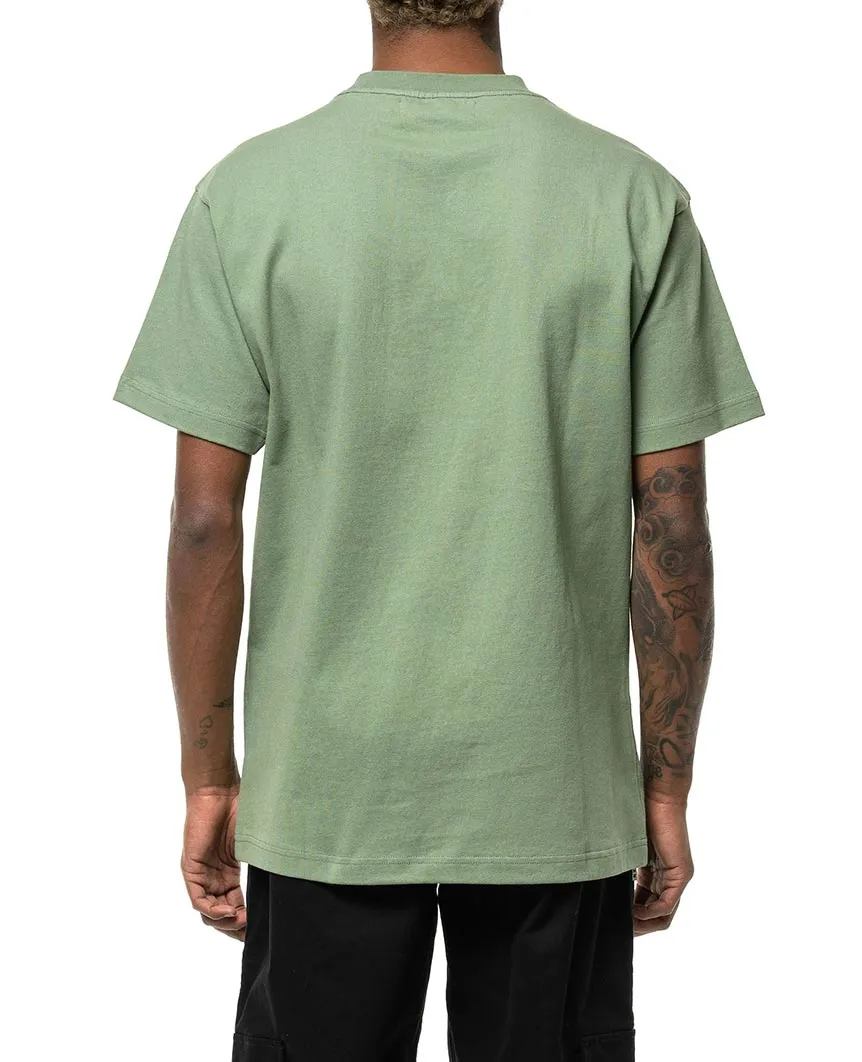 Rhek S/S Tee Green Purple